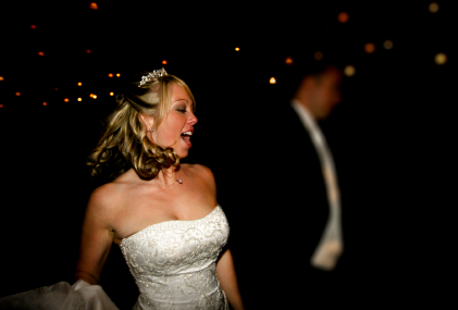 bride dancing